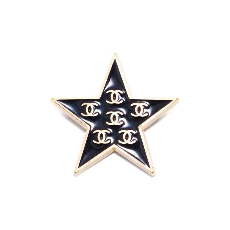 CHANEL Pre Owned 2001 Cc Star Clip on Earrings-0