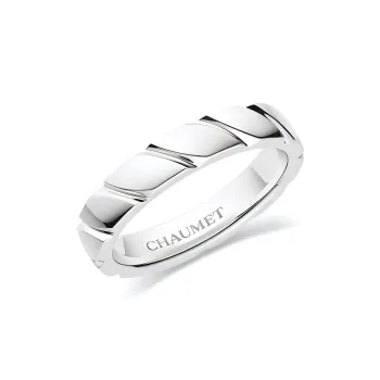 Chaumet Platinum Rings Men's Silver