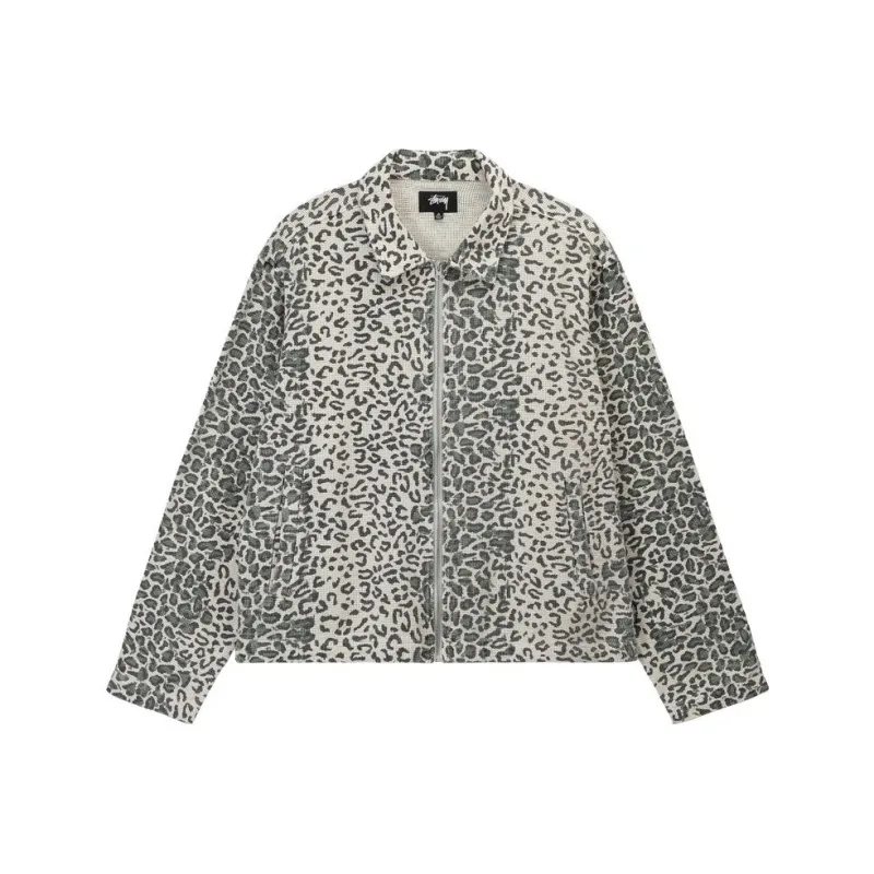 Stussy Leopard Mesh Zip Jacket-5
