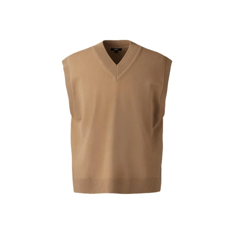 UNIQLO X Clare Waight Keller Collaboration Collection C Collection SS25 Tank Top Men's Light Coffee-0