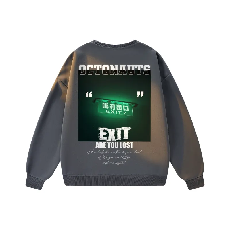 Small Columns Under The Sea Sweatshirt Unisex-16