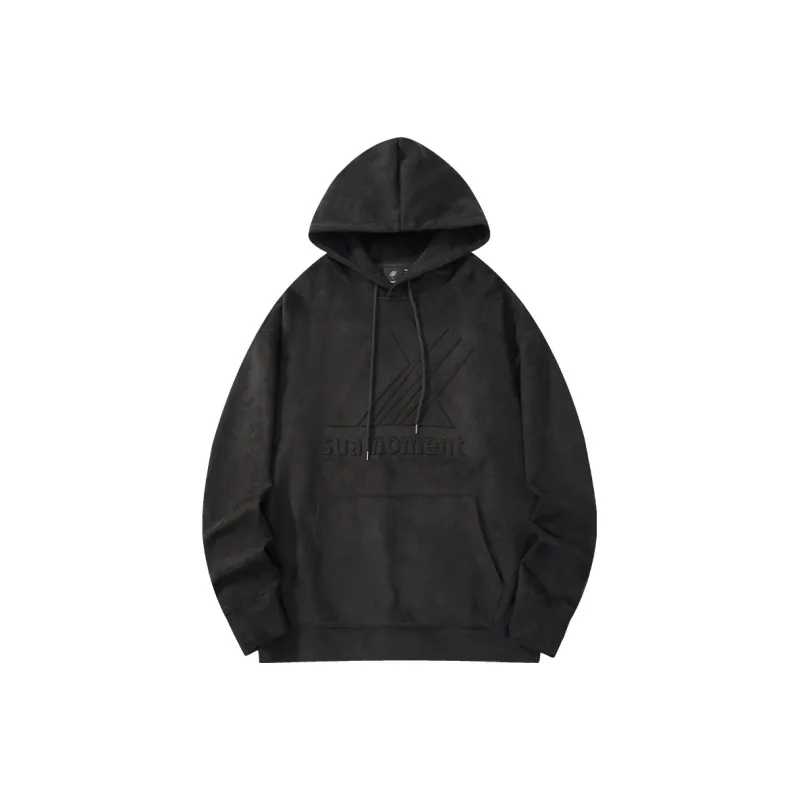 Suamoment Spring And Fall Loose Fit Casual Couple Trendy Hooded Unisex-0