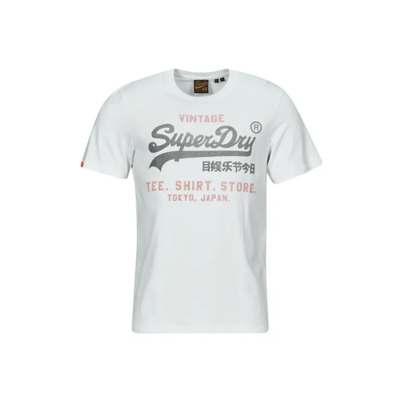 SUPERDRY T Shirts Men White-0