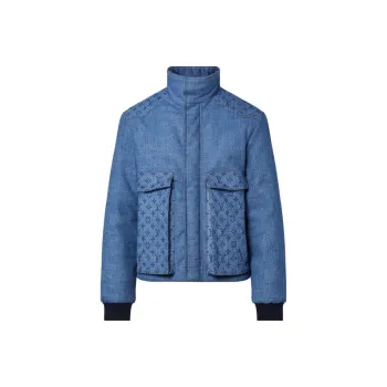 LOUIS VUITTON Jackets & Coats Men's Blue