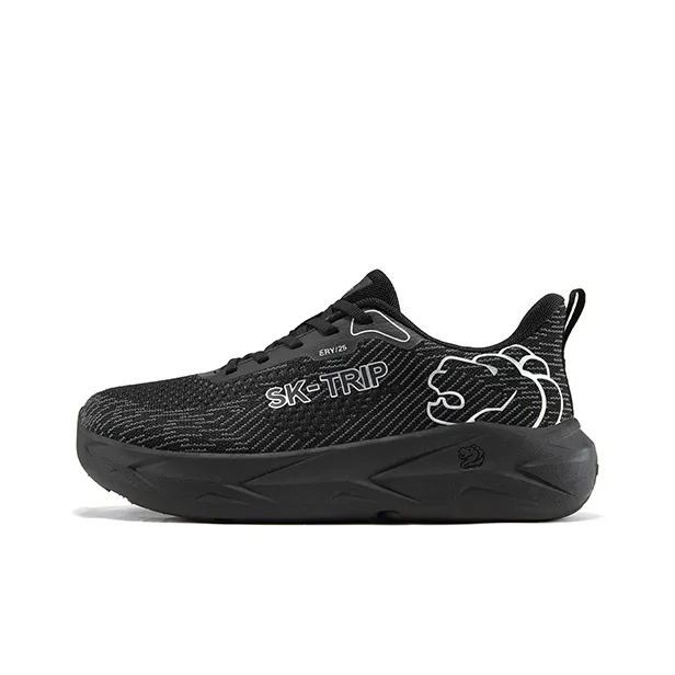 SK.TRIP x FireMonkey Anti Slip Wear Resistant Low Top Casual City Commute Running Shoes Men's Black-0