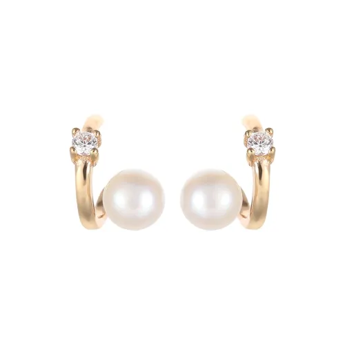 WAW week Gold Plating Earrings Women's