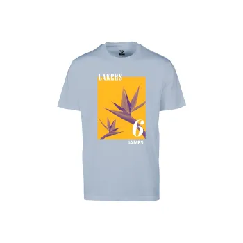 NBA Lakers Team James T Shirt Men's Dusty Blue