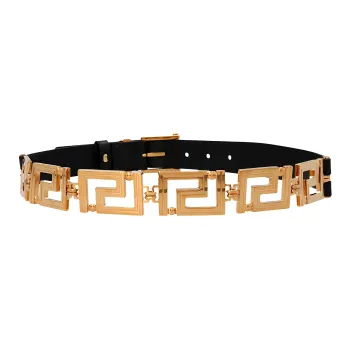 VERSACE Greca Link Logo Detailed Belt