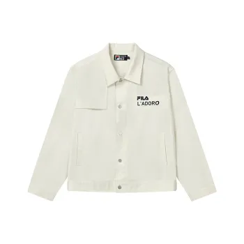 FILA Jackets Men Jade Rabbit White