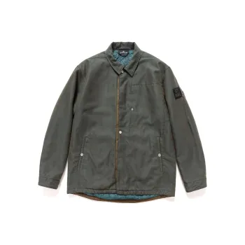 STONE ISLAND Jackets & Coats Men's Cyan