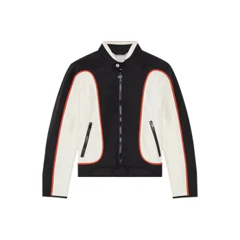 DIESEL J Blink Colour block Biker Jacket