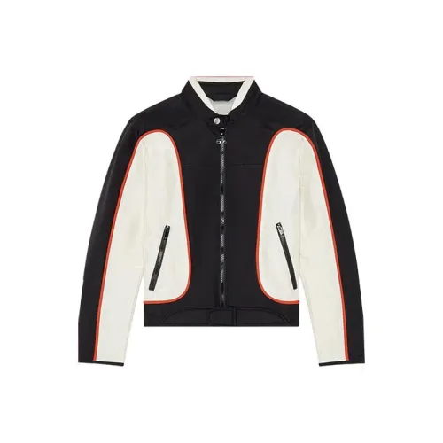 DIESEL J Blink Colour block Biker Jacket