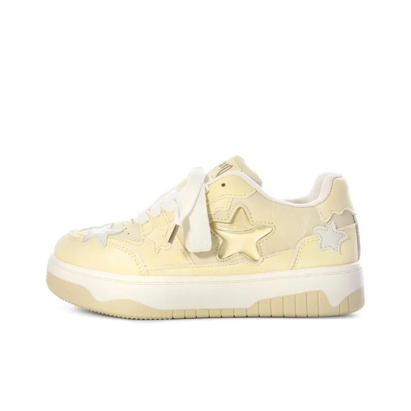 KAAVER OTTO Skateboard Shoes Women's Low Top White-85