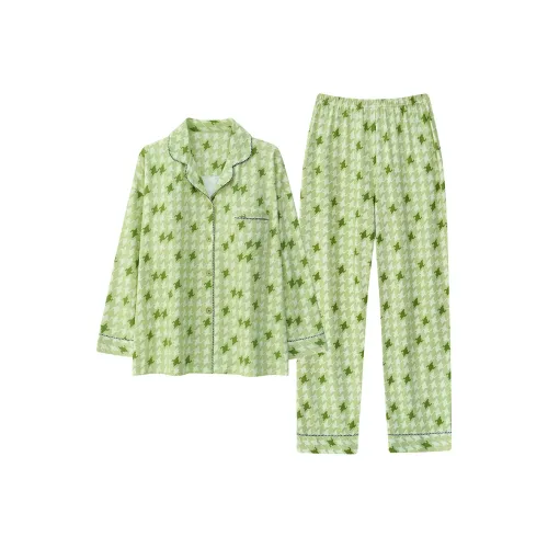 GOSO Pajama Set Women's Light Green