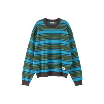 NO ONE ELSE Knitwear Unisex Blue Stripes