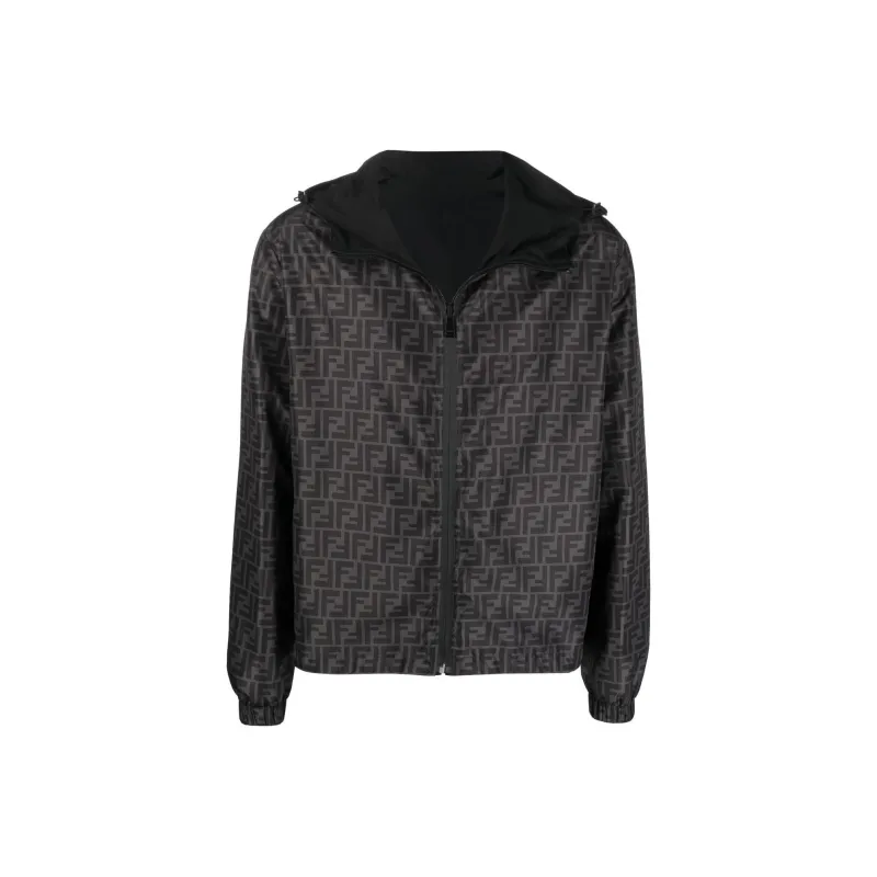 FENDI Ff Printed Hooded Jacket-0