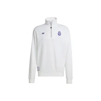 Adidas Originals Real Madrid Terrace Icons Half Zip Top