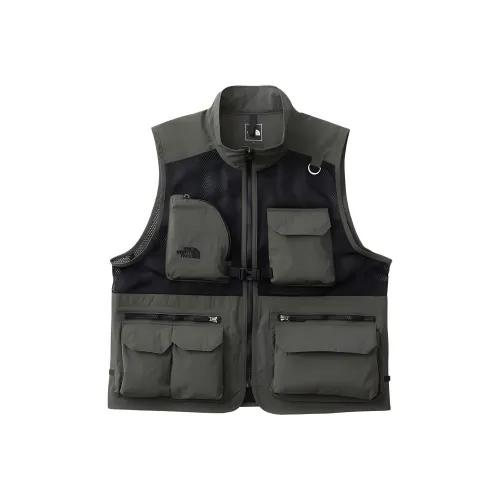 THE NORTH FACE Tank Tops Unisex Army Green