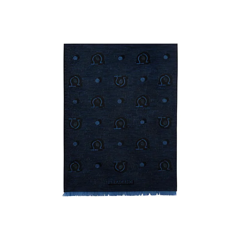 Ferragamo Patterned jacquard Silk Scarf-1