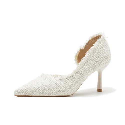 Varib Slim Heel High Heels Women's Apricot
