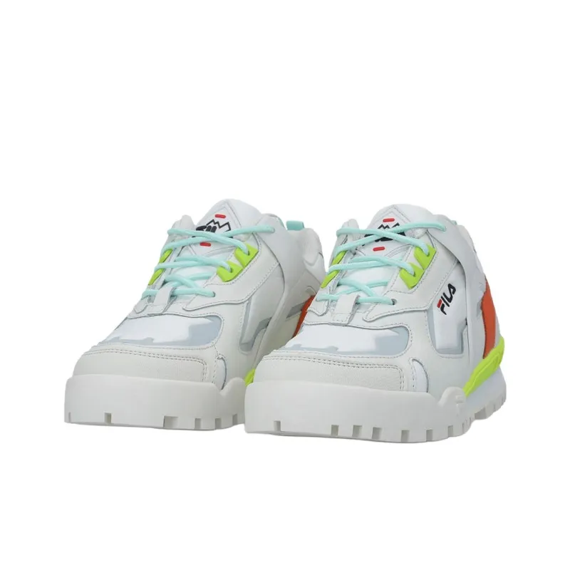 FILA Anti Slip Wear Resistant Low Top Casual Shoes Women's White-2