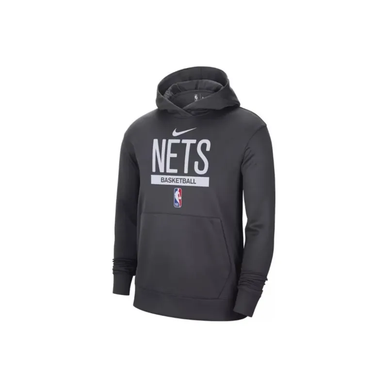 Nike Nba Brooklyn Nets Spotlight Pullover Dri Fit Loose Fit Hoodie-0