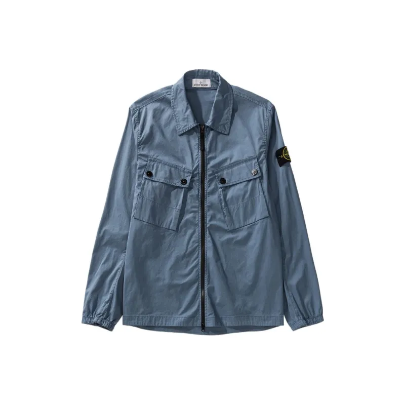 STONE ISLAND FW22 Jacket Men's Haze Blue-0
