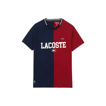 LACOSTE Daniel Medvedev Collaboration T-Shirts Men Marine Blue