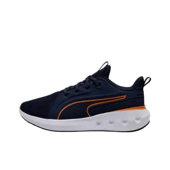 PUMA SOFTRIDE Carson Anti Slip Wear Resistant Low Top Casual Running Shoes Men's Blue Red