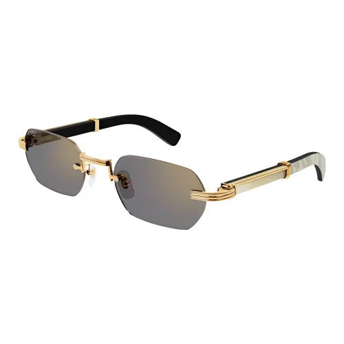 Cartier Rectangular Rimless Sunglasses