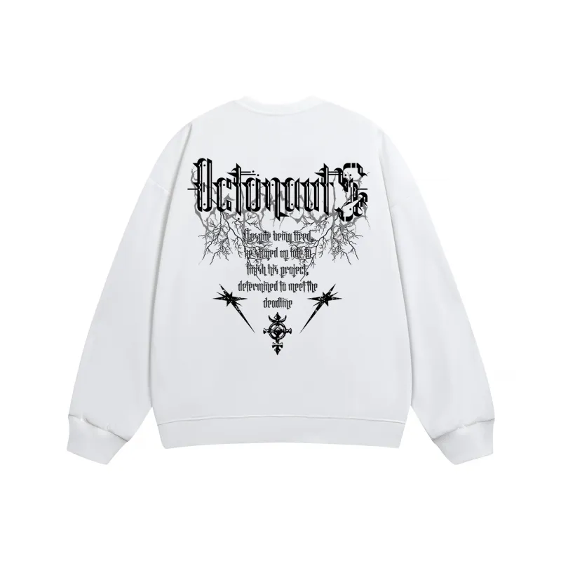 Small Columns Under The Sea Sweatshirt Unisex-3