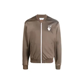 OFF-WHITE Jackets Coats Men's Coffee