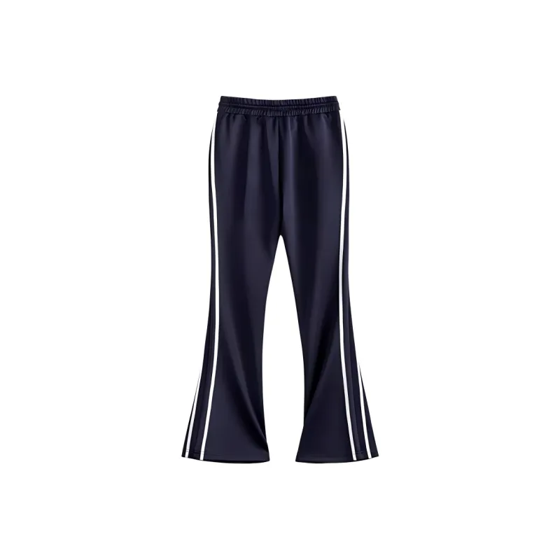 MADEN Knitted Sweatpants Women's Navy Blue-1