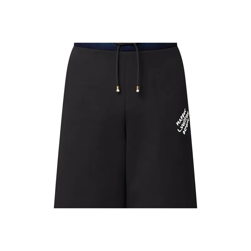 Lv Cotton Jersey College Shorts-3
