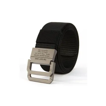 AUGUST HARMONY Imitation Nylon Strap Leather Belts Unisex 3.8