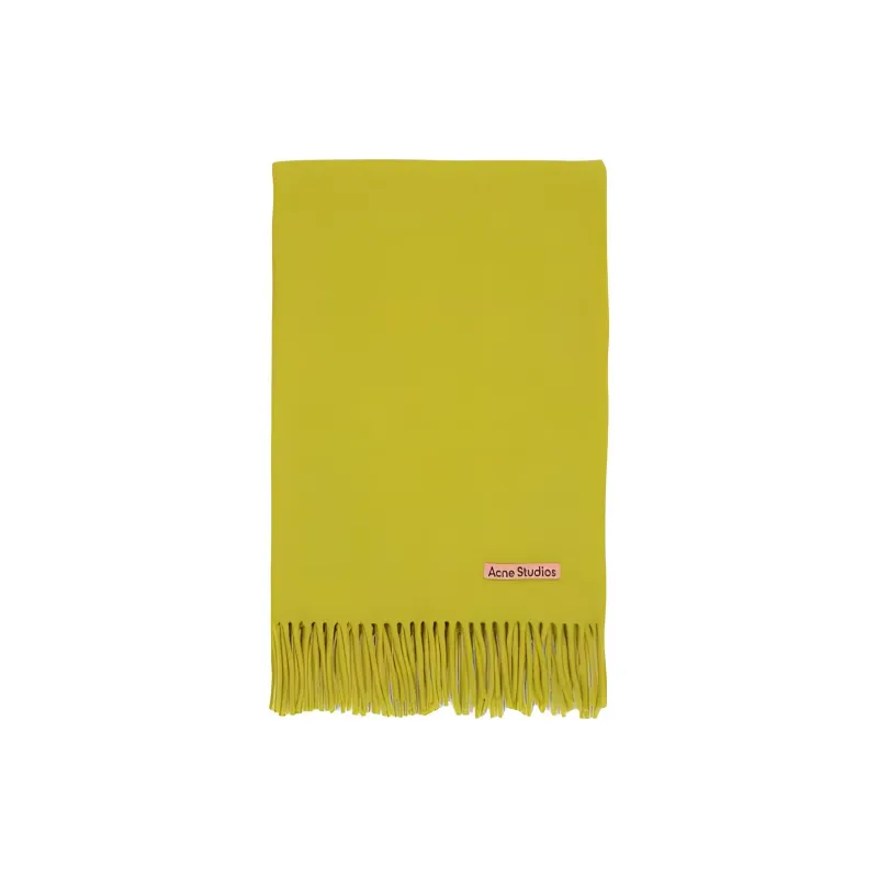 Acne Studios Fringed edge Wool Scarf-0