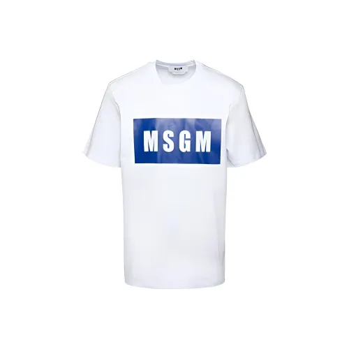 MSGM Logo print Cotton T shirt Dress