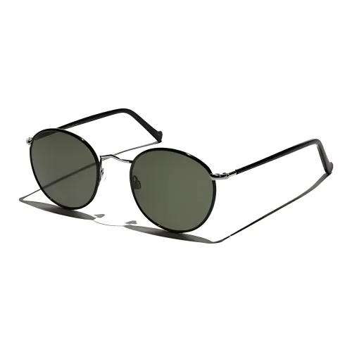 MOSCOT Metal Round Sunglasses Unisex Black