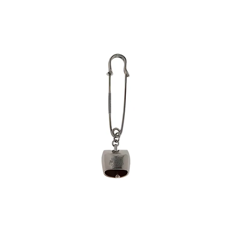 BALLY Logo engraved Safety Brooch-1