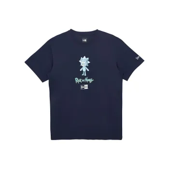 New Era New Era X RICK AND MORTY CO-TITLED SERIES T-Shirts Unisex Navy Blue