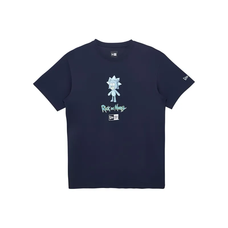New Era New Era X RICK AND MORTY CO-TITLED SERIES T-Shirts Unisex Navy Blue-0