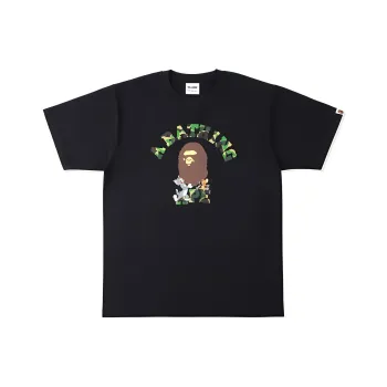 A BATHING APE X Tom And Jerry College Tee