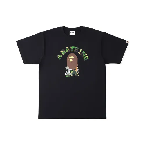 A BATHING APE X Tom And Jerry College Tee