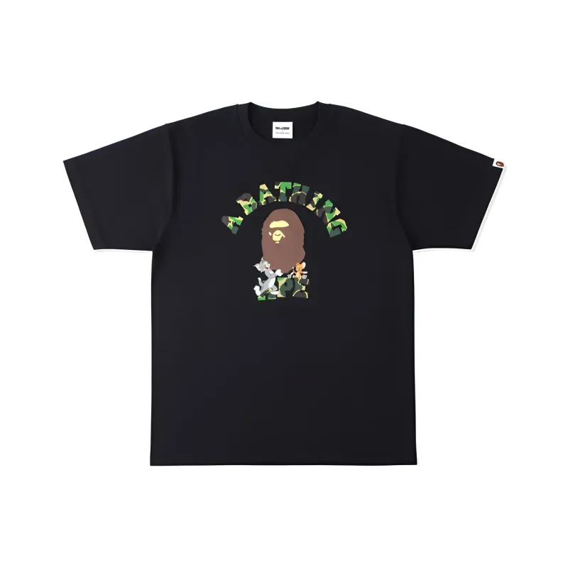 Bape X Tom And Jerry College Tee-0