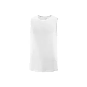 SALOMON CROSS RUN Tank Tops Men's White