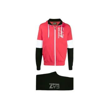 EMPORIO ARMANI EA7 SS22 Sports Suit Men's Red