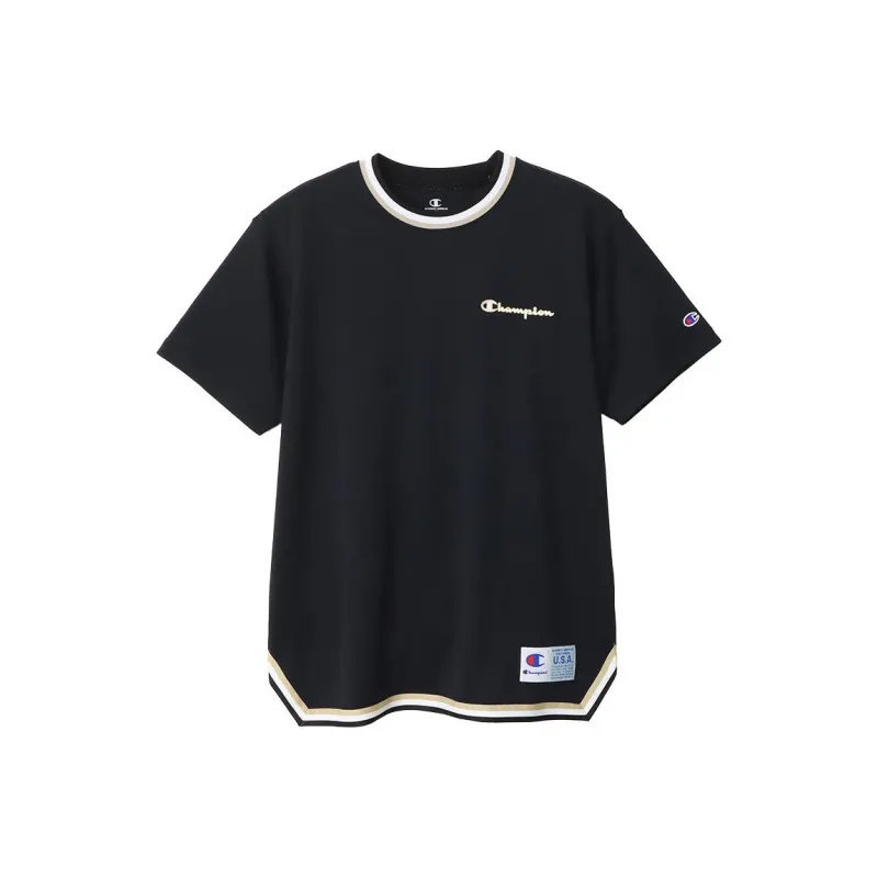 Champion T Shirts Men Black-0
