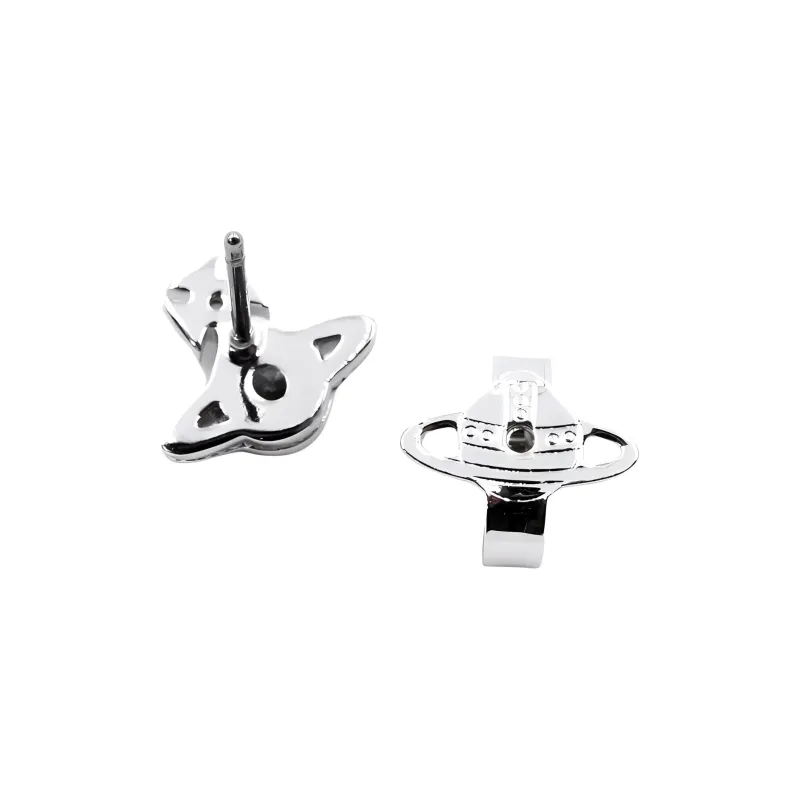 Vivienne Westwood Orb Plaque Earrings-3