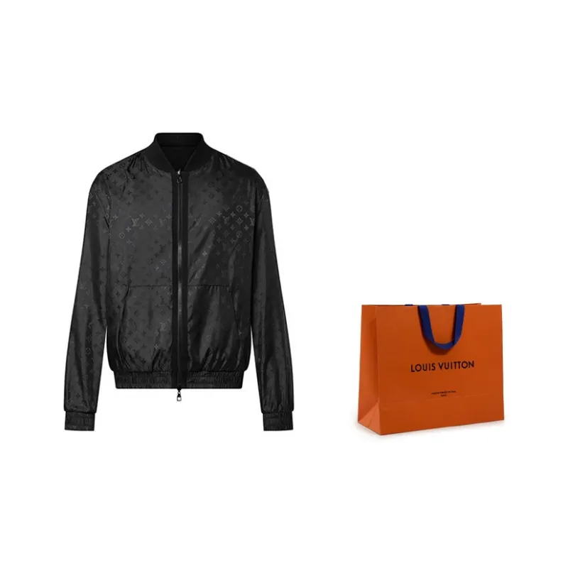 LOUIS VUITTON 1AFQ92 Monogram Reversible Light Bomber-6