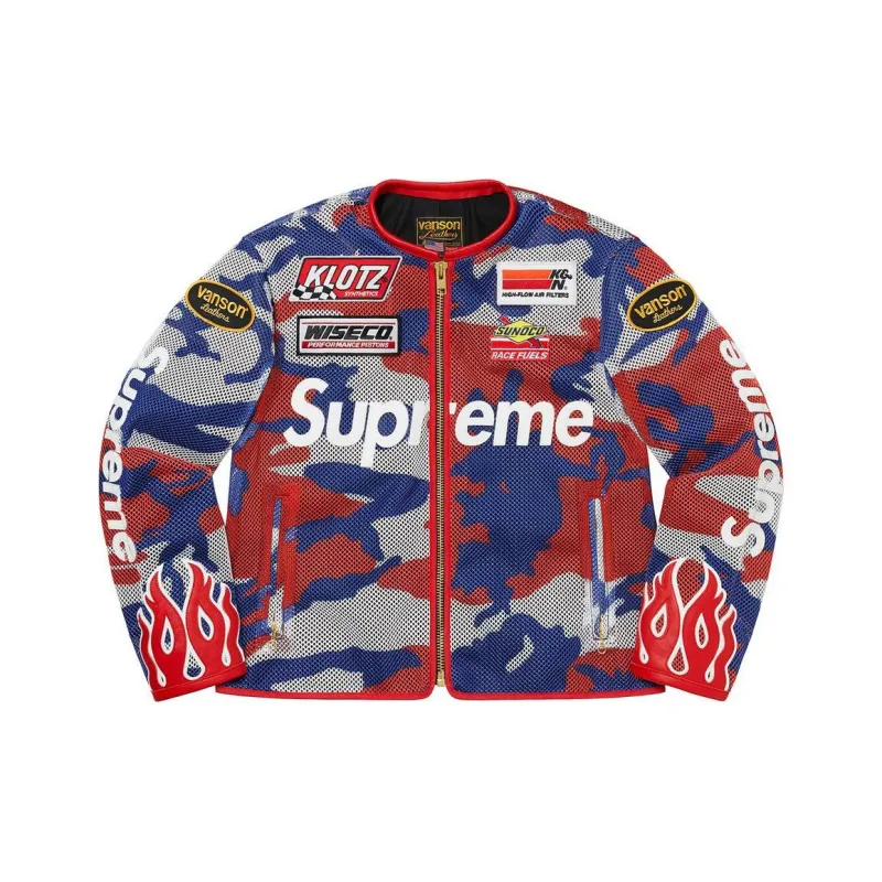 Supreme Vanson Leathers Cordura Mesh Jacket-6